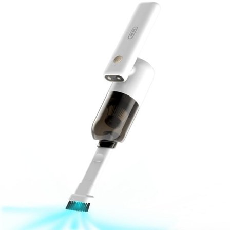 Sladdlös bil dammsugare stark sug 8000Pa mini hand dammsugare LED ljus uppladdningsbar