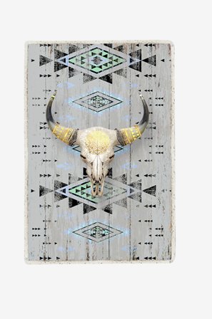 NORDFORM - Rutete Bison - Flerfarget - Tepper & pledd - Fra Homeroom