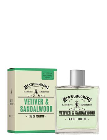 Vetiver & Sandalwood Eau De Toilette Parfym Eau De Parfum Nude The Scottish Fine Soaps