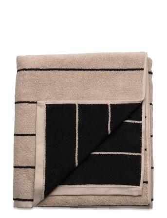 Raita Towel Home Textiles Bathroom Textiles Towels Beige OYOY Living Design