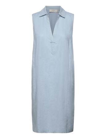 Crventa Sleeveless Dress Blue Cream