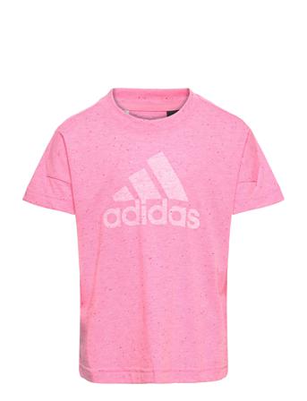 Future Icons Cotton Loose Badge Of Sport T-Shirt T-shirts Short-sleeved Rosa Adidas Performance