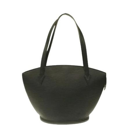 Louis Vuitton Vintage Pre-owned Leather louis-vuitton-Tass , Zwart , Dames , Maat: ONE Size Vintage Tassen