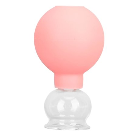 Glas silikone kopper kop vakuum sugning massage terapi til ansigtshud skønhedsværktøj