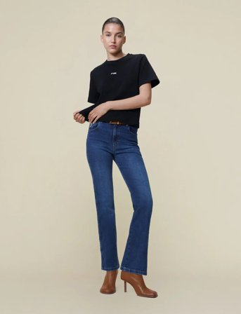Lois Jeans Cherry Tee - Black - S