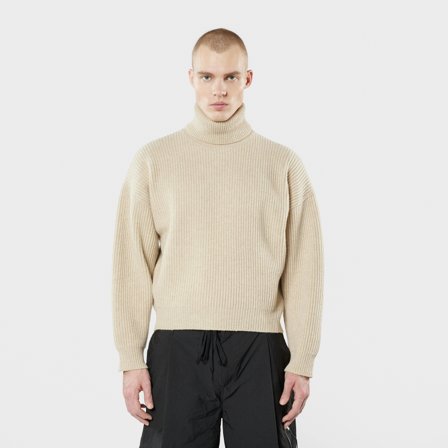 66 North men's Vonarstræti Wool Sweater Tops - Feather Gray - S