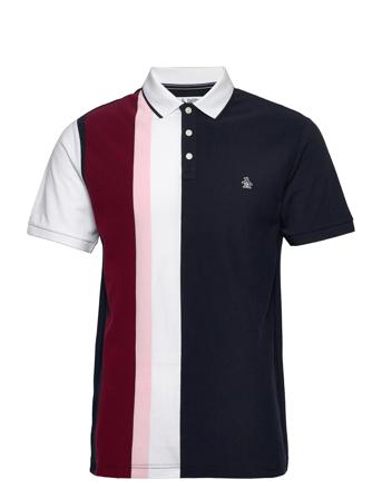 Vertical Stripe Comb Polos Short-sleeved Multi/mönstrad Original Penguin