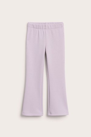 Kappahl | Ocieplane legginsy dzwony | Jasnofioletowy