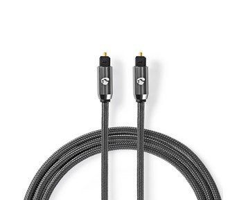 Nedis Optical Toslink - 2m - Optisk ljudkabel Toslink, 2 meter