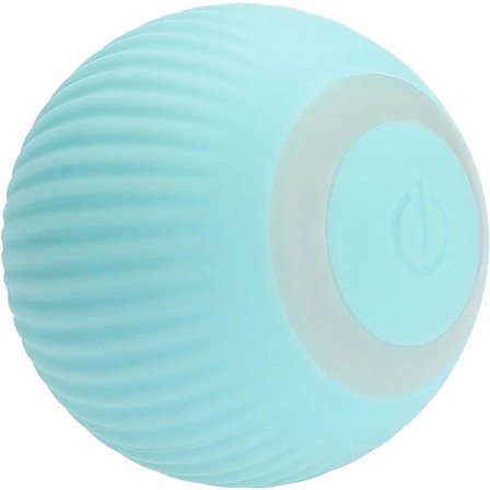 Interaktivt Katteleke - Smart USB Oppladbar Katteball - Katteleke med Lys - Gave - Blå