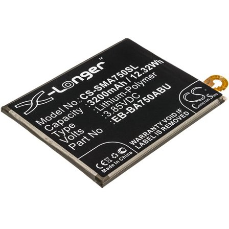 Batteri till SmartPhone, Mobil för Samsung Galaxy A7 2018, SM-A750F/DS, SM-A750FN/DS m.fl.