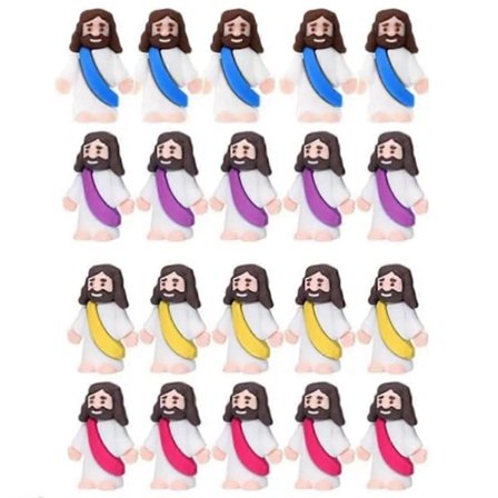 20 stk. Mini Jesus Figur Påskepynt Jesus Leker Jesus Figur Kristus Religiøse Frelsere J