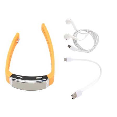 Tallentava kello HD-kohinanvaimennuksella, ääniohjauksella, ladattava musiikkisoitin, tallentava ranneke luokkakokouksiin, oranssi, 16 Gt