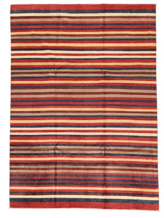 Moderne Afghan Fine Vloerkleed 248X346 Donkerrood/Oranje Wol, Afghanistan