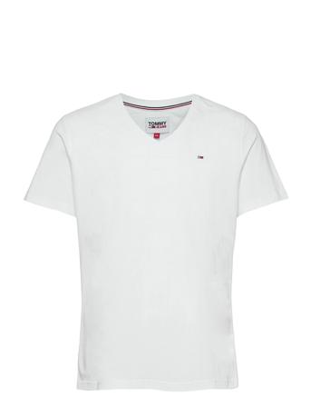 Tjm Original Jersey V Neck Tee T-shirt Hvid Tommy Jeans