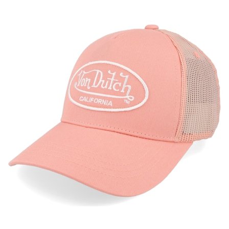 Von Dutch - Rosa trucker Caps - Oval Patch Pink Trucker @ Hatstore