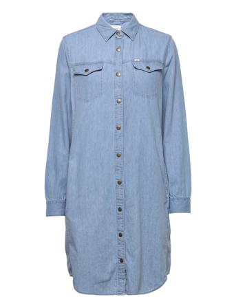 Shirt Dress Blue Lee Jeans