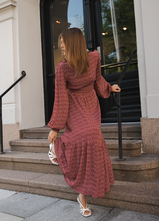 Rosie Maxi Dress Ruby Red Ruby Red / S