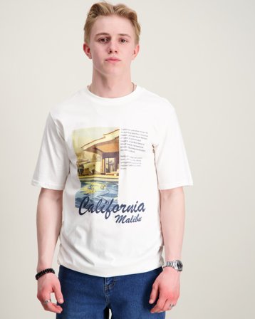 ONLY & SONS JUNIOR OSJSANUEL LIFE REG SS O-NECK JRS Weiß T-Shirts Jungen - Kids Brand Store