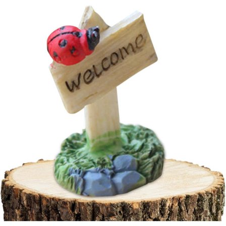 Miniatyrträdgård Staty Planter Dekoration För Moss Bonsai