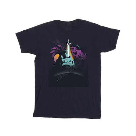 Disney Girls Lightyear Buzz And Zurg Bomull T-shirt 9-11 År