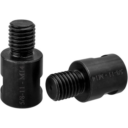 2 stk. 5/8"-11 til M14 Vinkelsliber Adapter Konverteringsslibe Adapter 5/8"-11 Hungevind til M14 Hangevind til Vinkelsliber Poleringstilbehør