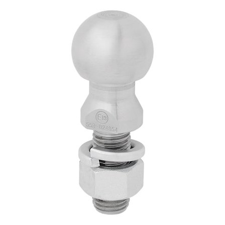 Vetokuula suora M24 x 55mm E-tyyppihyväksytty