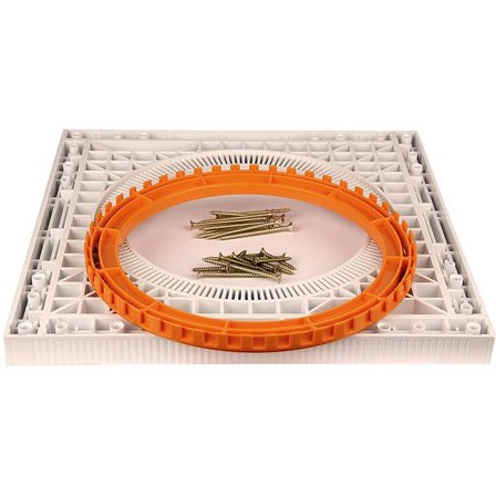 Faluplast 7133830 Monteringsplatta för golvbrunn, Inomhusavlopp