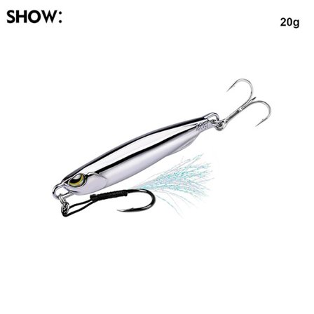 15g//30g/40g Metallinen Jig Kalastusviehe Painot Uistelu Kova Syötti