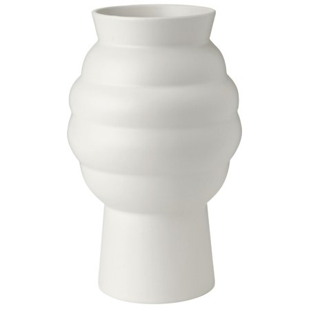 Knabstrup Vas Tortus Archie 23,5 cm, vit | Inredning > Vaser & Krukor | Bagaren och Kocken