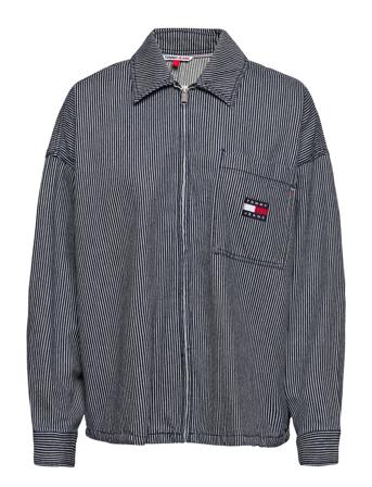 Tjw Stripe Boxy Overshirt Tommy Jeans Patterned