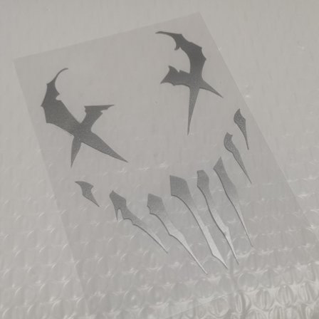 Moottoripyörän Heijastava Auton Tarra Paholaisen Kuvio - Tarrat ja Tarrat