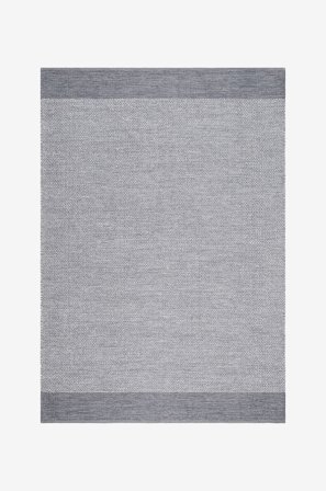 KM Home - Teppe i bomull Alva - Grå - Bomulls- & filleryer - 140X200 - Fra Homeroom