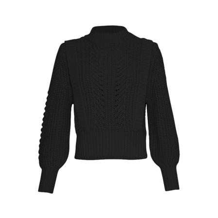 Moss Copenhagen, Turtlenecks Zwart, Dames, Maat:M/L
