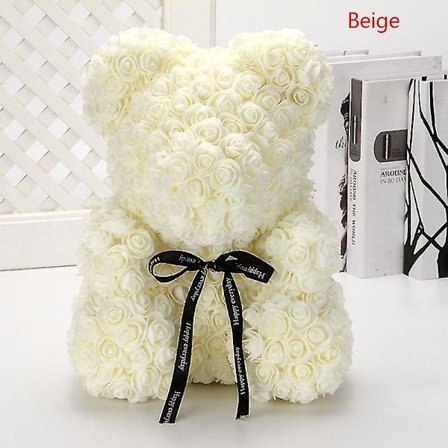 2024 40cm Teddy Karhu Ruusu Sydän Teddy Karhu Tekokukka Ystävänpäivälahja