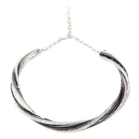 Saint Laurent Vintage Pre-owned Metal necklaces , Grijs , Dames , Maat: ONE Size Vintage Sieraden