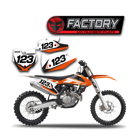 Factory Nummerpladestafferinger - Gas Gas EX 350F 2021-2025