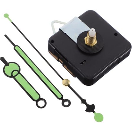 1 Set Glow in The Dark Klockrörelse Luminous Klockvisare Pendel Klockmekanism Klockdelar DIY Klockset 3D Klocka Glow