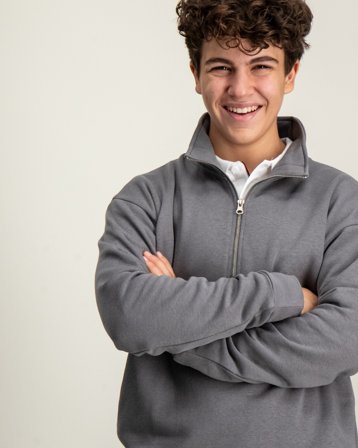 RYVLS Everyday Half Zip Grå Tröjor Kille - Kids Brand Store