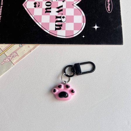 Y2K Sweet e Heart nøkkelring Cartoon Cat Fish nøkkelring Shcool Ba