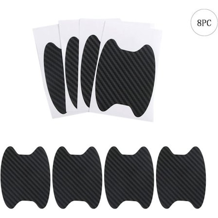 Skyddande klistermärke för bilens dörrhandtag, skyddar mot repor