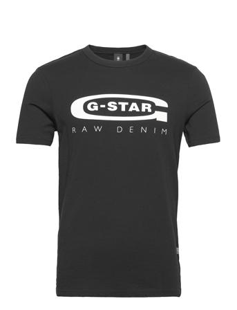Graphic 4 Slim R T S\S T-shirts Short-sleeved Svart G-Star RAW
