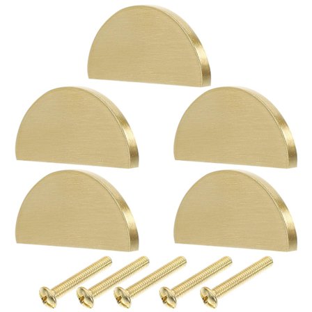 5 stk. Skuffeskuffer Moderne Skab Kommode Håndtag Møbler Metaltræk (4,2X2,1 cm, Guld)