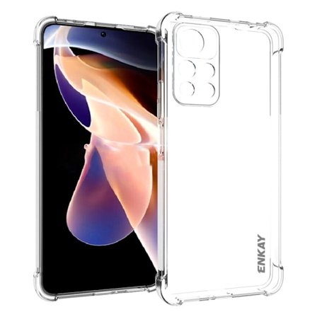 ENKAY selkeä pudotuksen kestävä kotelo Xiaomi Redmi Note 11 Pro Plus 5G / 11 Pro 5G:lle