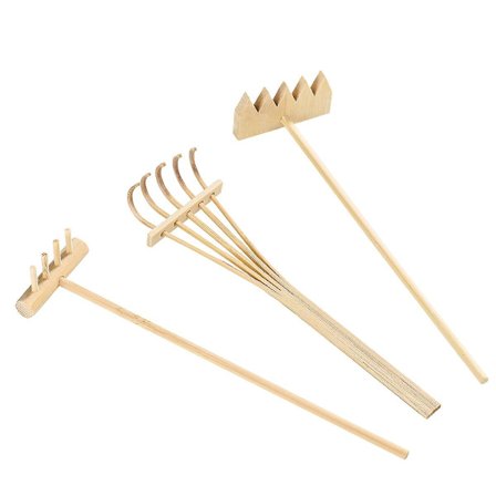 Skrivbordstillbehör Mini Zen Kratta Sten Trädgård Kratta Sandlåda Sandleksak Japanskt Zen Trädgårdsredskap[HK]