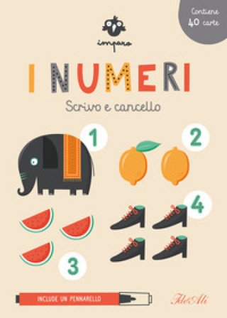 Imparo i numeri. Scrivo e cancello. Ediz. a colori. Con pennarello cancellabile. Con 40 Carte Joana Jesus