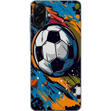 Mobilskal till Samsung Galaxy A07 4G med Fotbollar