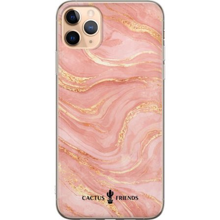 Kompatibelt Mobildeksel til Apple Apple iPhone 11 Pro Max Cactus and Friends – RoseGoldFlow