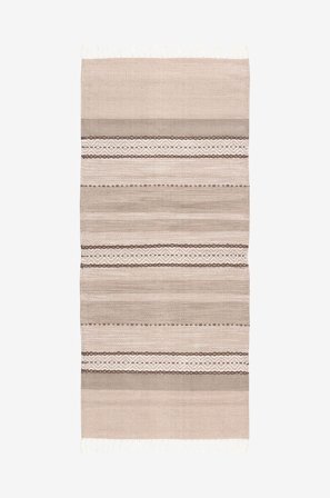 InHouse Group - Puuvillamatto Åby - Beige - Puuvilla- & räsymatot - 70X300 - - Homeroom