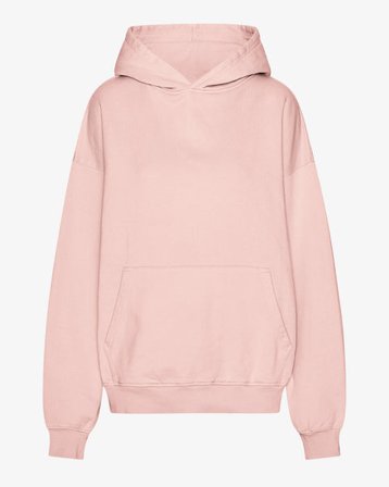 Organic Oversized Hood - Faded Pink - Female - L - Sustainable material - Ethical production